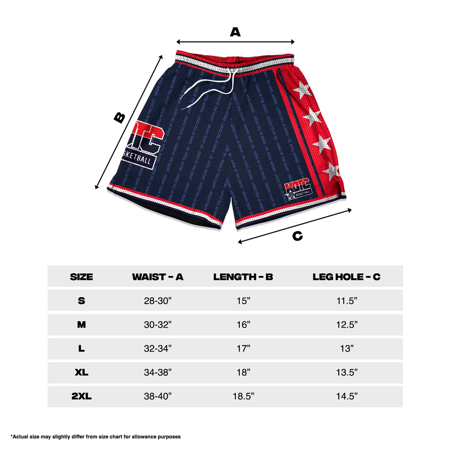 USA Dream Team Mesh Shorts