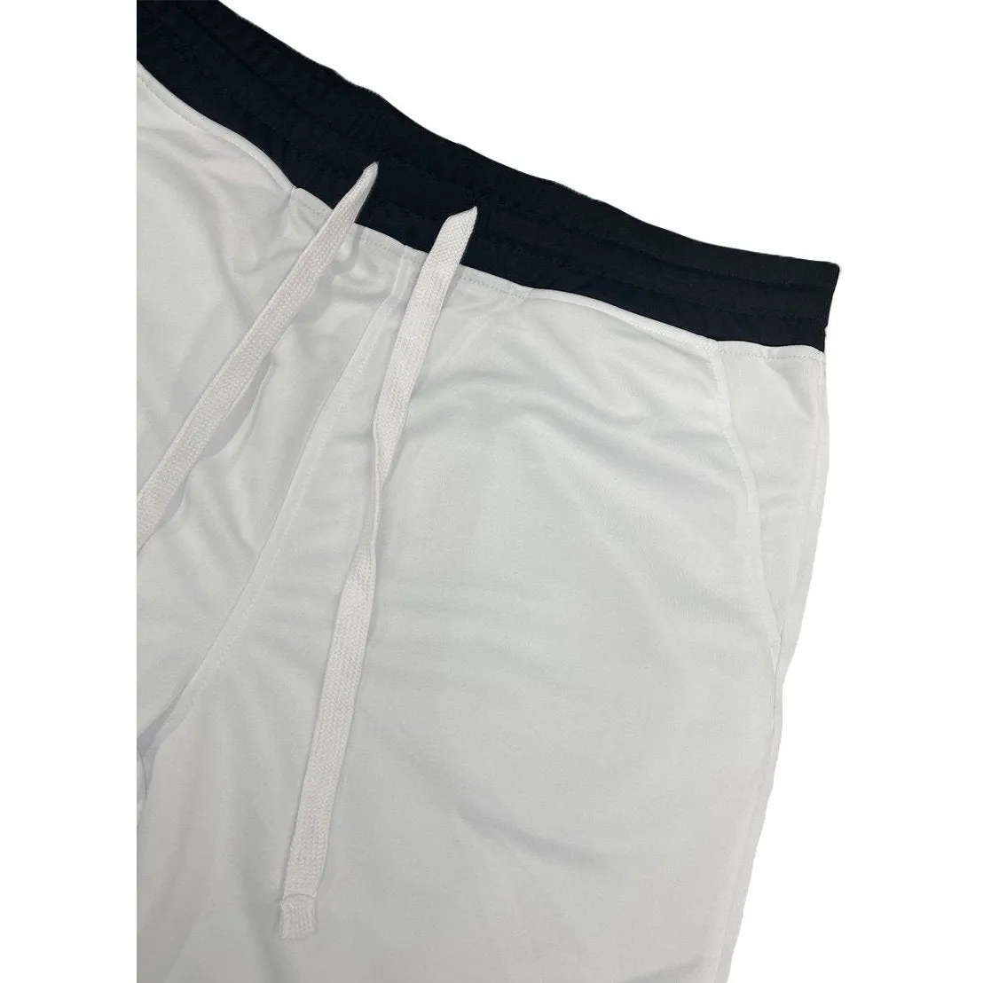 White Striped Basketball Shorts