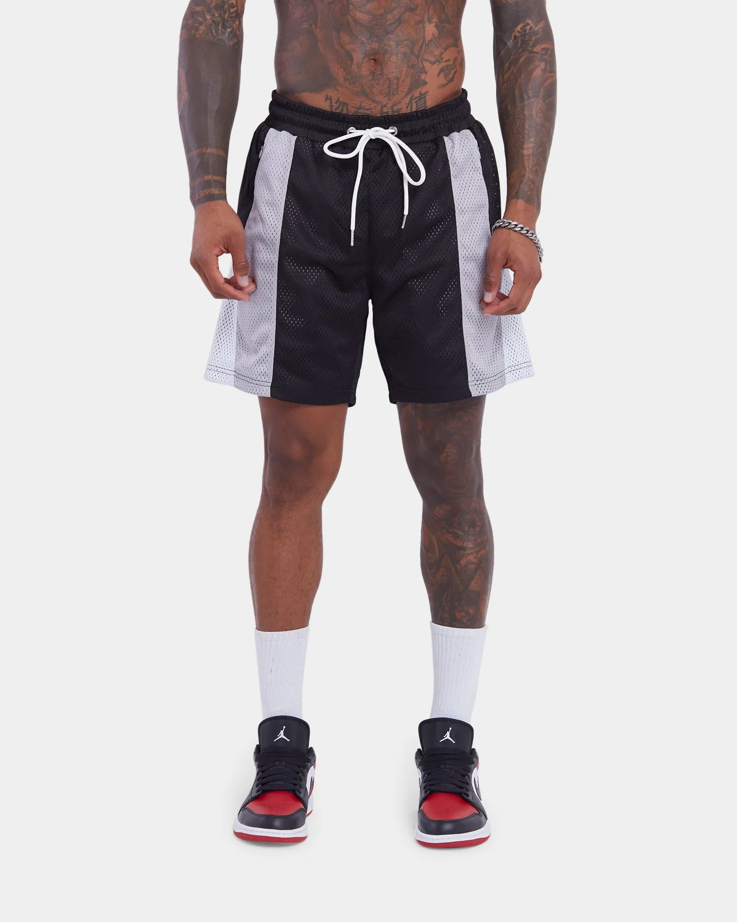 XXIII Thomas Colour Block Shorts Black/White